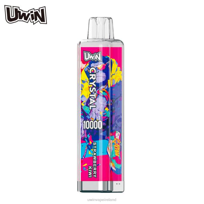 Uwin Vape Electronic Cigarette Strawberry Kiwi | UWIN CRYSTAL 10000 DISPOSABLE VAPE 2L6L11