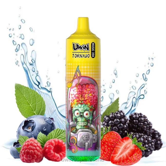 Uwin Vape Electronic Cigarette Mixed Berries | UWIN CRYSTAL 35K DISPOSABLE VAPE 2L6L29