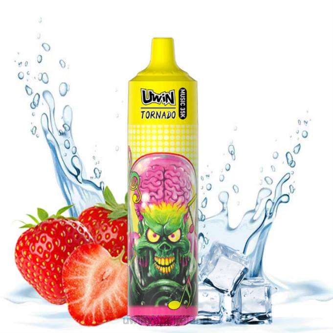 Uwin Vape Flavours Strawberry Ice | UWIN CRYSTAL 35K DISPOSABLE VAPE 2L6L24